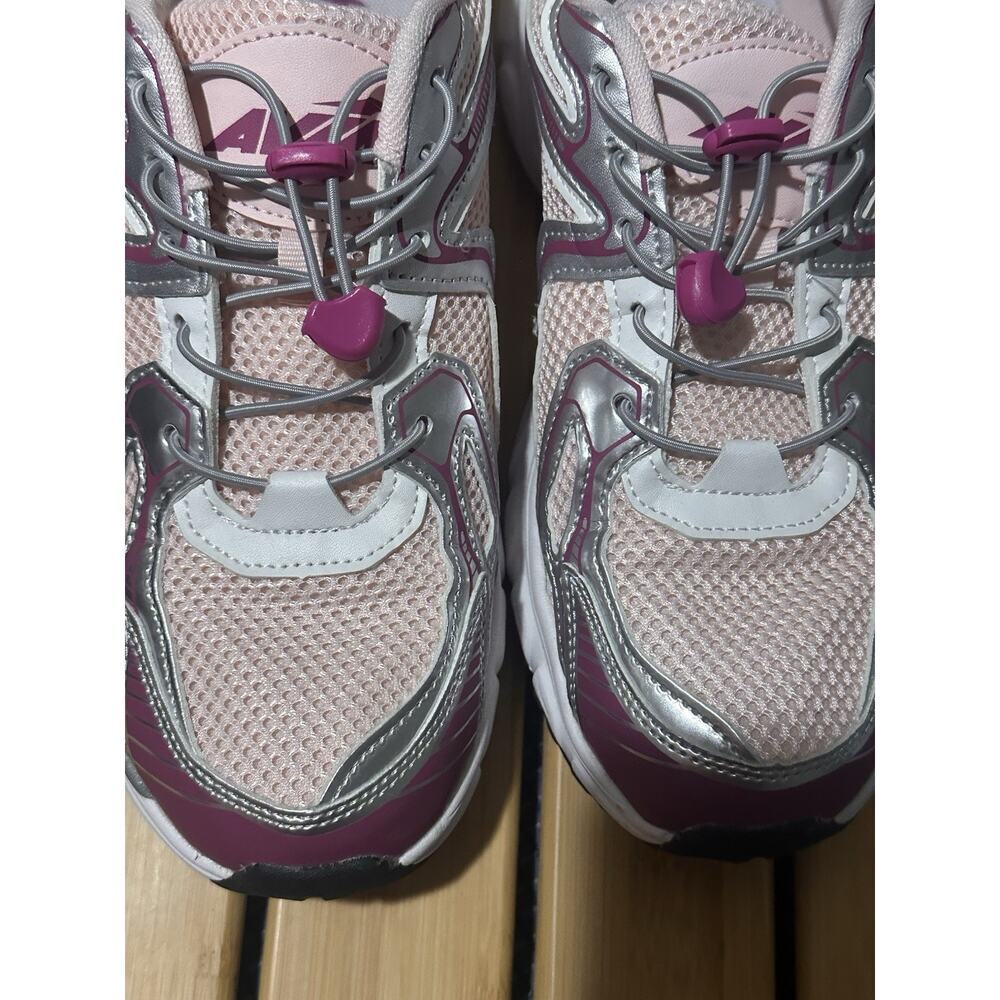 Avia Women’s Walking Running Shoes Size 9.5 Pink/Silver Mesh – Lightly Used - Picture 4 of 7